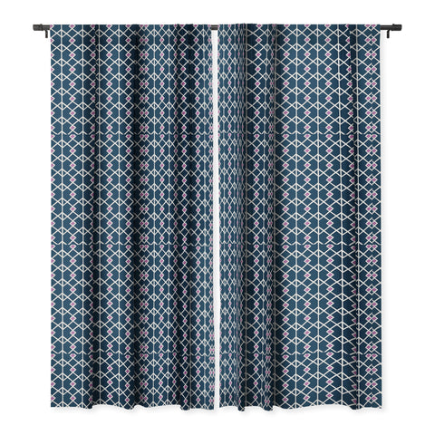 Heather Dutton Annika Diamond Orchid Blackout Window Curtain