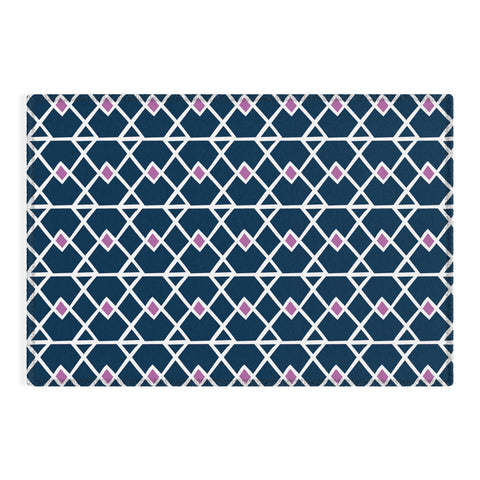 Heather Dutton Annika Diamond Orchid Outdoor Rug