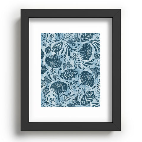 Heather Dutton Arabella Washed Indigo Recessed Framing Rectangle