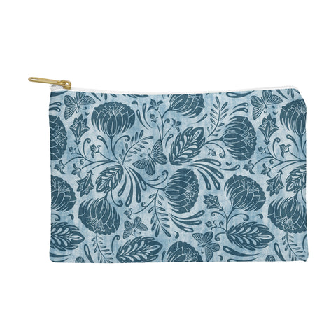Heather Dutton Arabella Washed Indigo Pouch