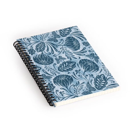 Heather Dutton Arabella Washed Indigo Spiral Notebook