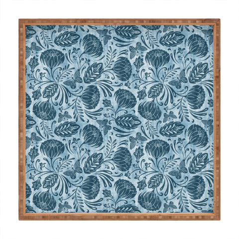 Heather Dutton Arabella Washed Indigo Square Tray