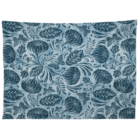 Heather Dutton Arabella Washed Indigo Tapestry