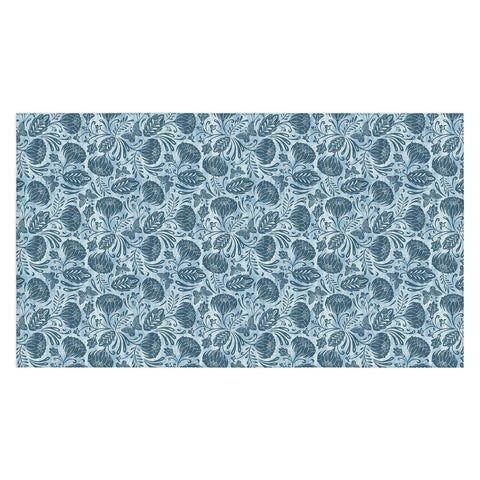 Heather Dutton Arabella Washed Indigo Tablecloth