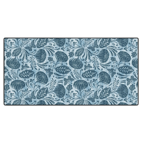 Heather Dutton Arabella Washed Indigo Desk Mat