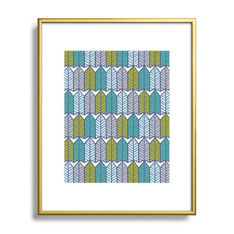 Heather Dutton Arboretum Leafy Greens Metal Framed Art Print