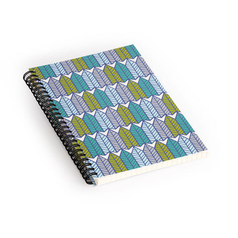 Heather Dutton Arboretum Leafy Greens Spiral Notebook