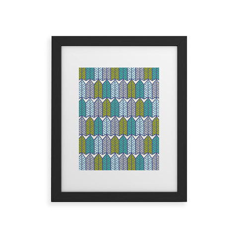 Heather Dutton Arboretum Leafy Greens Framed Art Print