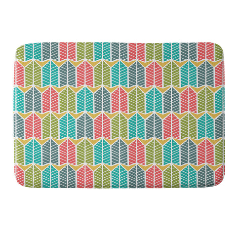 Heather Dutton Arboretum Leafy Multi Memory Foam Bath Mat