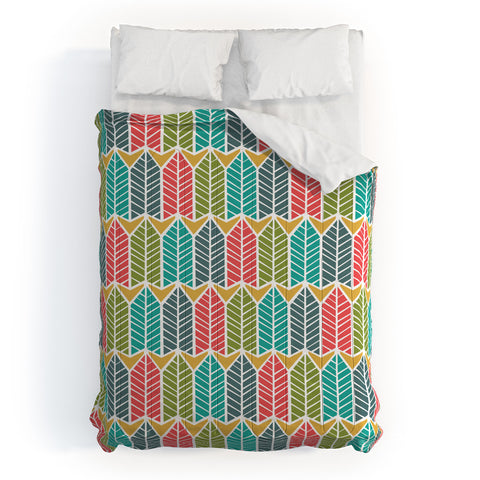 Heather Dutton Arboretum Leafy Multi Comforter