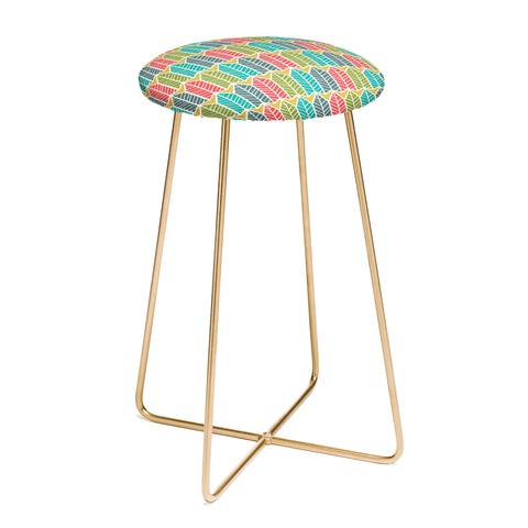 Heather Dutton Arboretum Leafy Multi Counter Stool