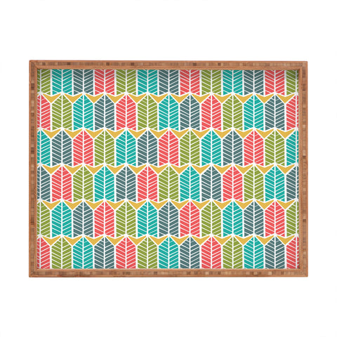 Heather Dutton Arboretum Leafy Multi Rectangular Tray