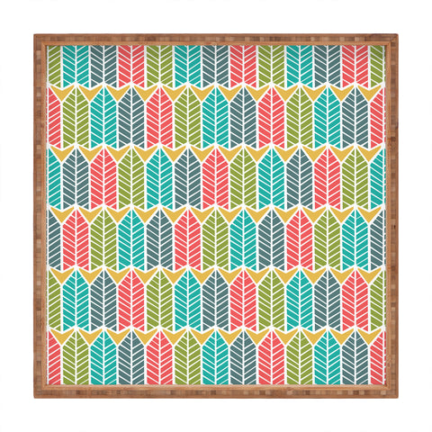 Heather Dutton Arboretum Leafy Multi Square Tray