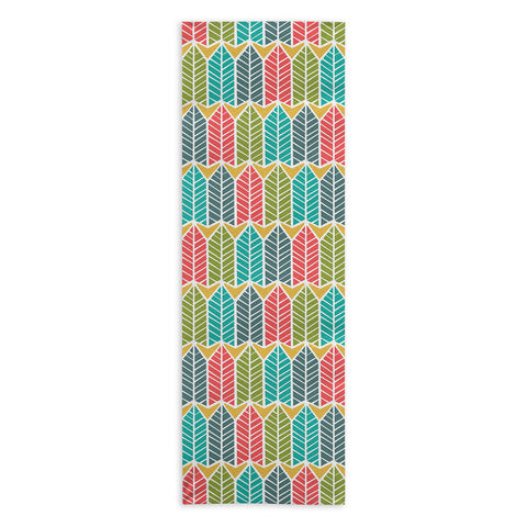 Heather Dutton Arboretum Leafy Multi Yoga Towel