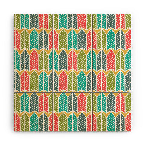 Heather Dutton Arboretum Leafy Multi Wood Wall Mural