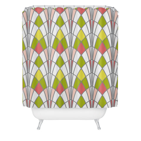 Heather Dutton Arcada Citrus Shower Curtain