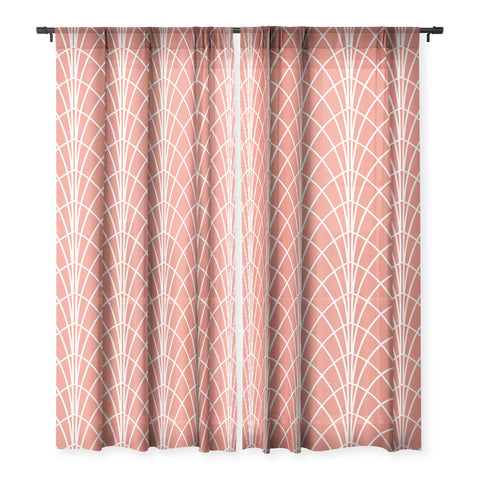Heather Dutton Arcada Persimmon Sheer Non Repeat