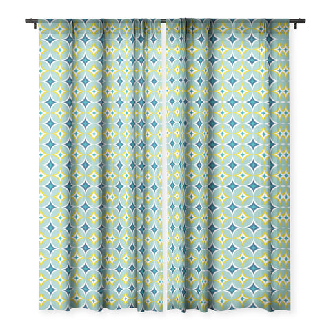 Heather Dutton Astral Slingshot Sheer Window Curtain