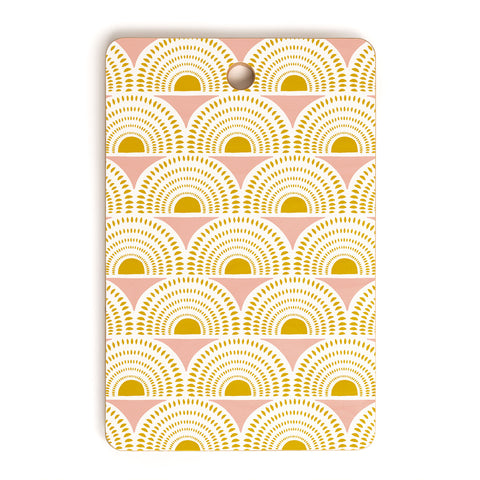 Heather Dutton Aurora Blush Cutting Board Rectangle