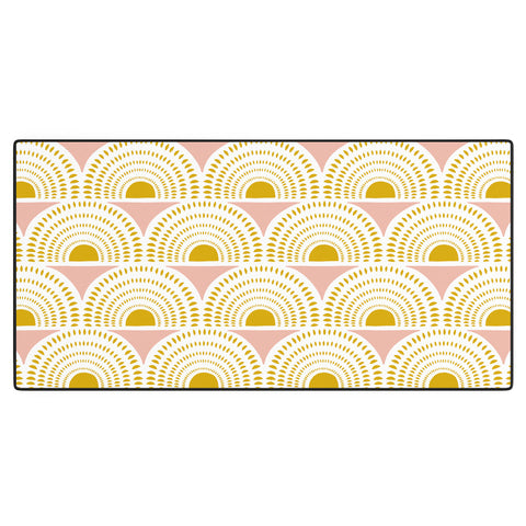 Heather Dutton Aurora Blush Desk Mat
