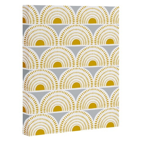 Heather Dutton Aurora Grey Art Canvas