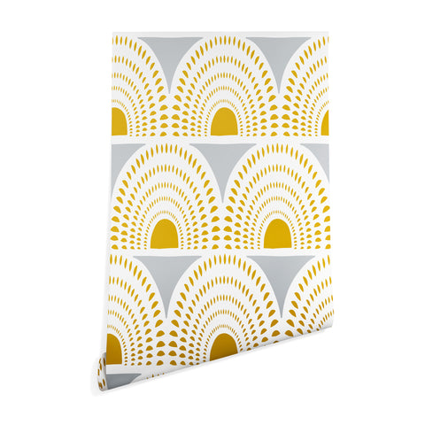 Heather Dutton Aurora Grey Wallpaper