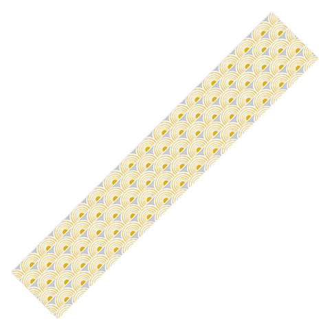 Heather Dutton Aurora Grey Table Runner