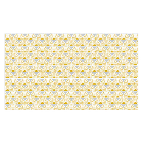 Heather Dutton Aurora Grey Tablecloth