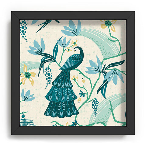 Heather Dutton Aviary Cream Recessed Framing Square