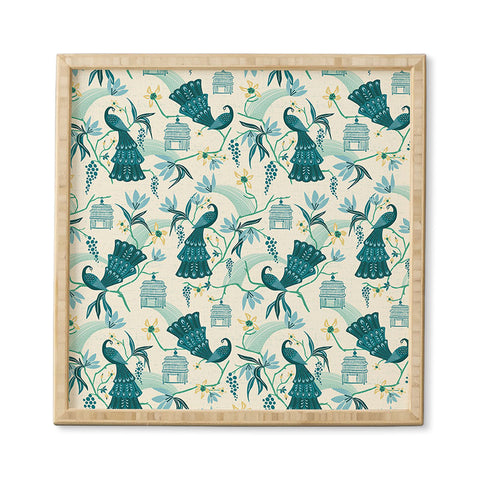 Heather Dutton Aviary Cream Framed Wall Art