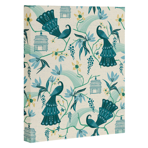 Heather Dutton Aviary Cream Art Canvas