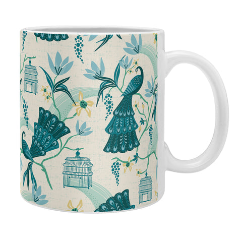 Heather Dutton Aviary Cream Coffee Mug