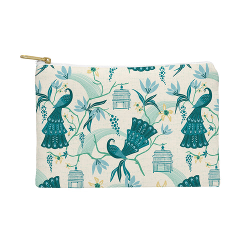 Heather Dutton Aviary Cream Pouch