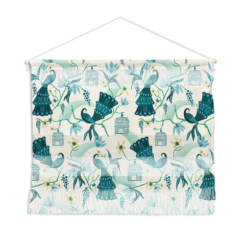 Heather Dutton Aviary Cream Wall Hanging Landscape