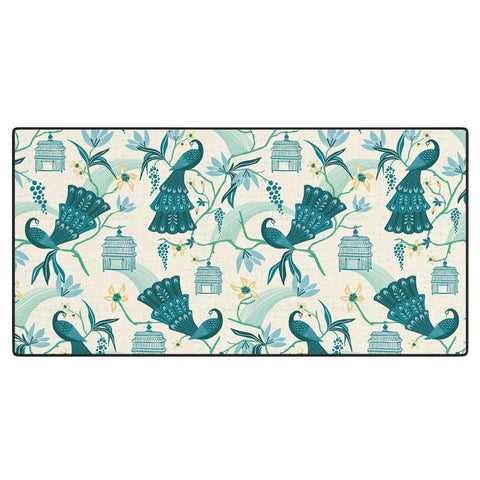 Heather Dutton Aviary Cream Desk Mat