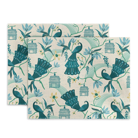 Heather Dutton Aviary Cream Placemat