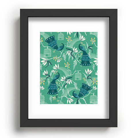 Heather Dutton Aviary Green Recessed Framing Rectangle