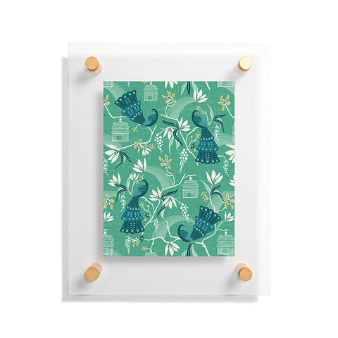 Heather Dutton Aviary Green Floating Acrylic Print