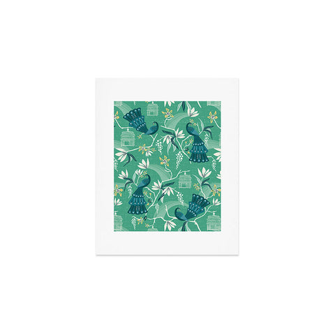 Heather Dutton Aviary Green Art Print