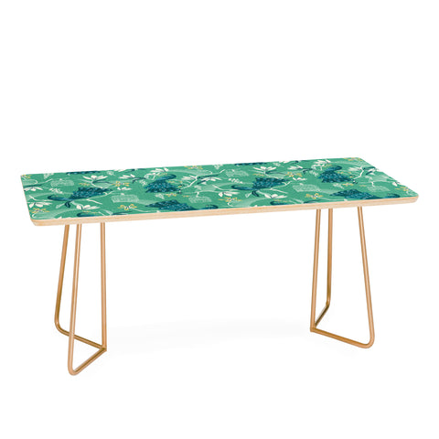 Heather Dutton Aviary Green Coffee Table
