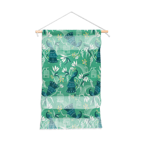Heather Dutton Aviary Green Wall Hanging Portrait