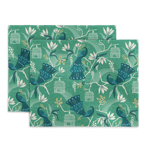 Heather Dutton Aviary Green Placemat