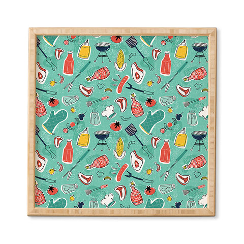 Heather Dutton Backyard BBQ Framed Wall Art