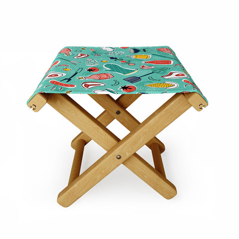 Heather Dutton Backyard BBQ Folding Stool