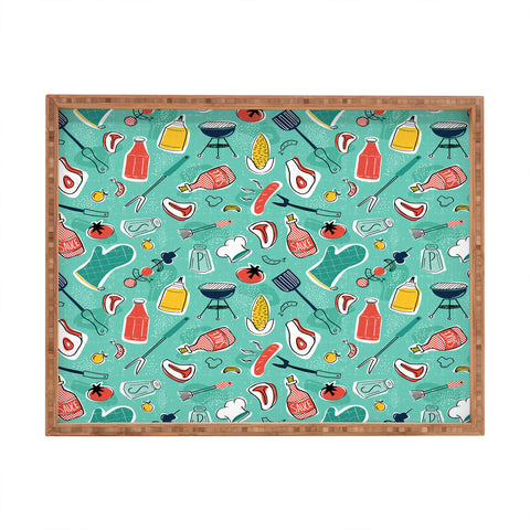 Heather Dutton Backyard BBQ Rectangular Tray