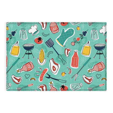 Heather Dutton Backyard BBQ Outdoor Rug
