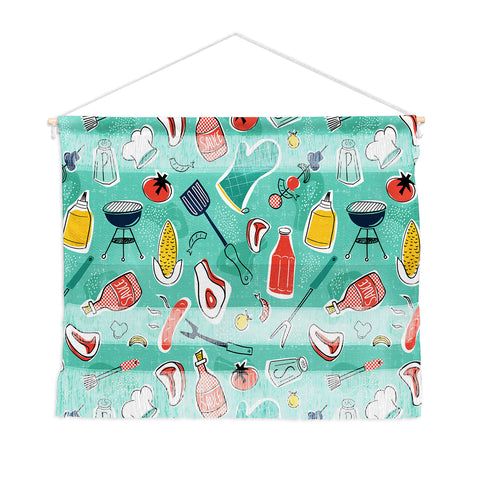 Heather Dutton Backyard BBQ Wall Hanging Landscape