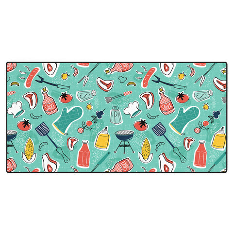 Heather Dutton Backyard BBQ Desk Mat