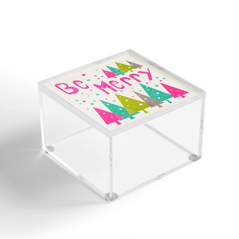 Heather Dutton Be Merry Acrylic Box