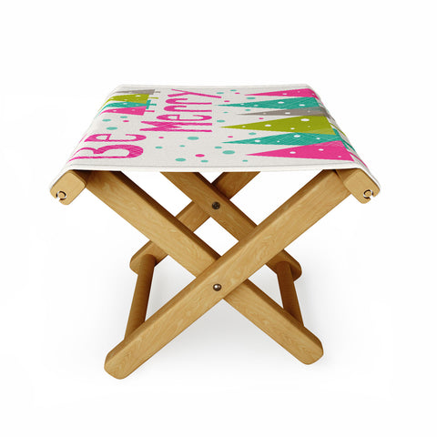 Heather Dutton Be Merry Folding Stool